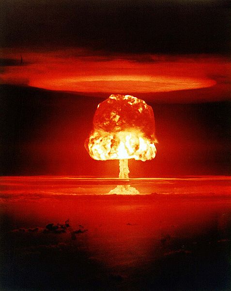 Atombombentest "Romeo" am 27. März 1954 auf dem Bikini-Atoll (Beschreibung: Wikipedia, Foto: United States Department of Energy / National Nuclear Security Administration)