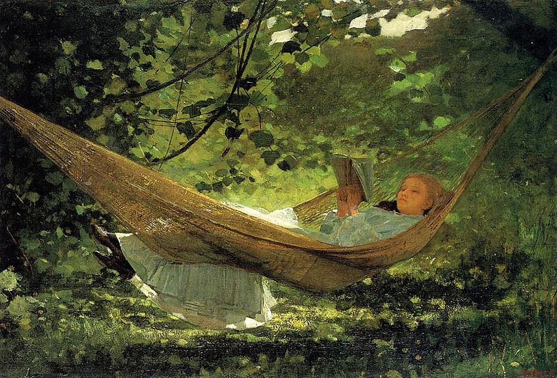 "In the Hammock" von Winslow Homer (1836–1910)