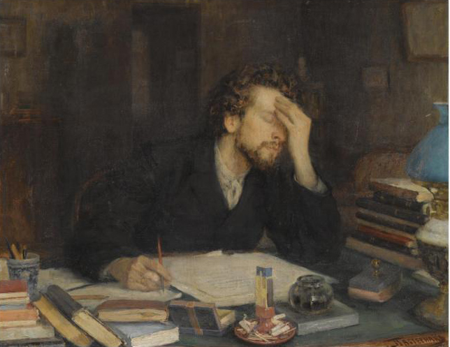 "Муки творчества" von Leonid Pasternak