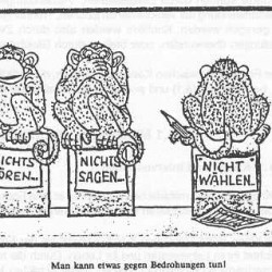 Bildquelle: Unterlagen zur Zivildienstgrundausbildung in Österreich von circa 1999, Teil politische Bildung