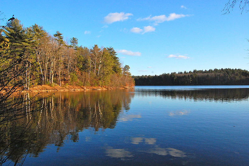 Walden Pond (Photo: ptwo from Allahabad, Wikimedia, CC-BY-2.0)