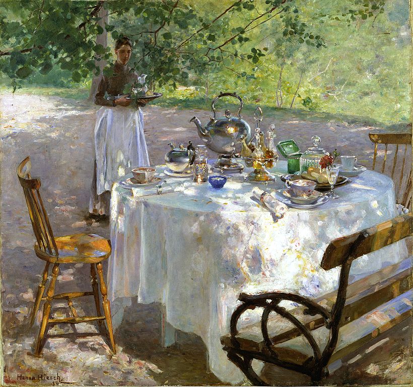 "Frukostdags" (Frühstückszeit) von Hanna Pauli (1864-1940)