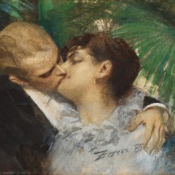 "The Embrace" von Anders Zorn (1860-1920)